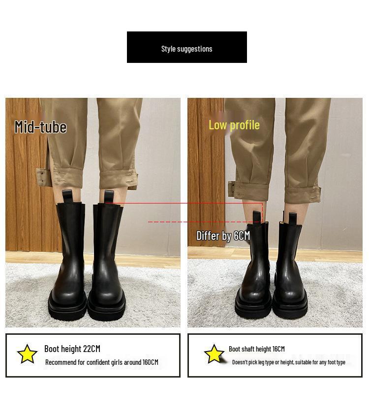 Dámské podzimní/zimní kozačky Mona ke kotníku s komínkovým svrškem Chelsea, velikosti plus 41-43.