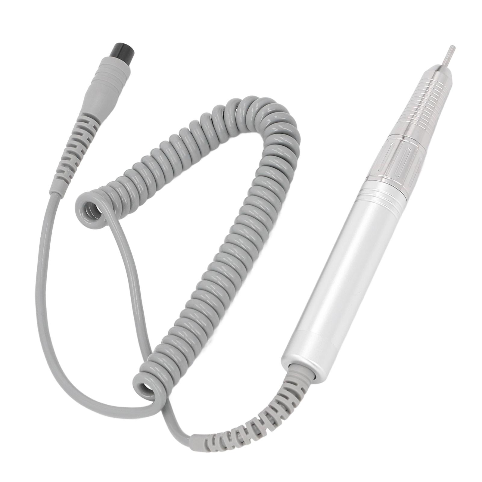 

Сменный наконечник для фрезы для ногтей, регулируемая высокоскоростная тихая сменная ручка для полировки ногтей серебряный