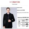 Men’s Double-Sided Wool Coat: Slim Fit, Cashmere Overcoat, Business Style for Autumn/Winter.