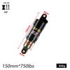 Bicycle Oil Spring Shock Bike Rear Shock Absorber 125/150/165/185mm 750/850/1000 Lbs for Electric