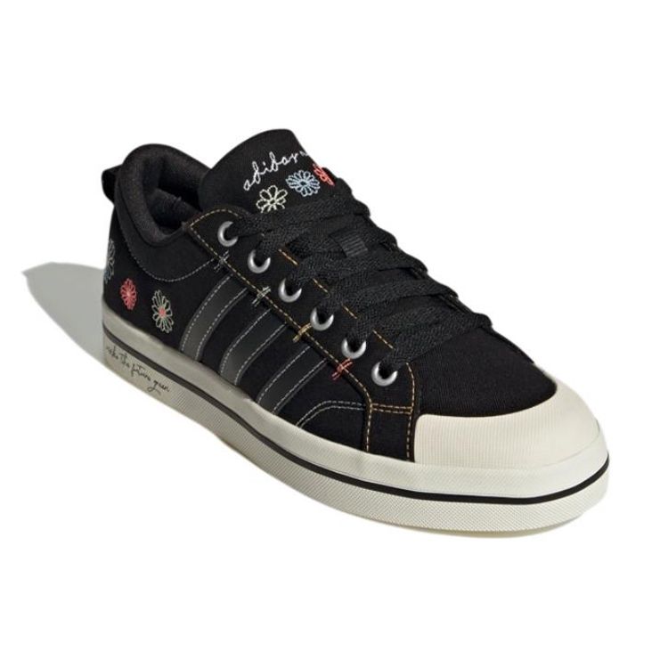Adidas Neo Bravada Comfortable Durable Low-Top Skate Shoes Women Sneakers Black HP3168