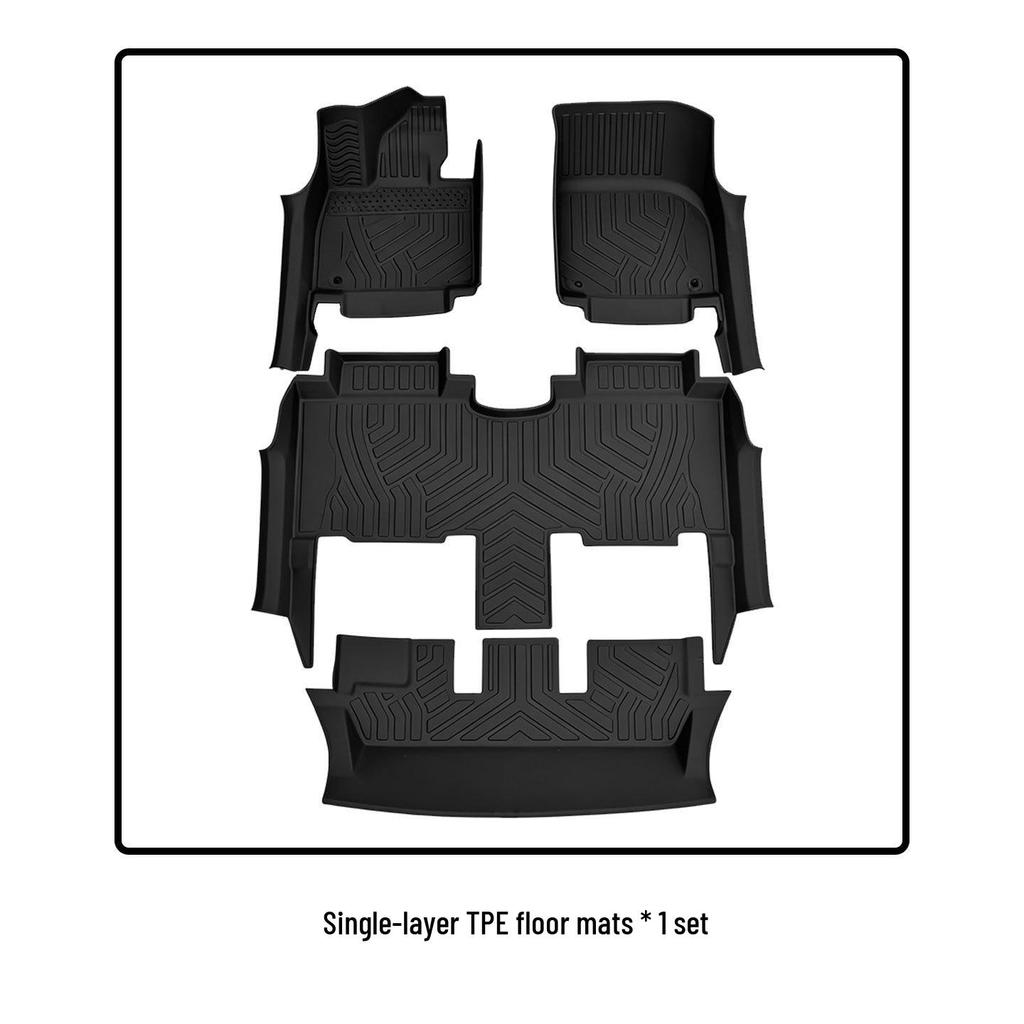 Odorless Eco-Friendly TPE Car Floor Mats for GAC AION HL with Door Sill Coverage