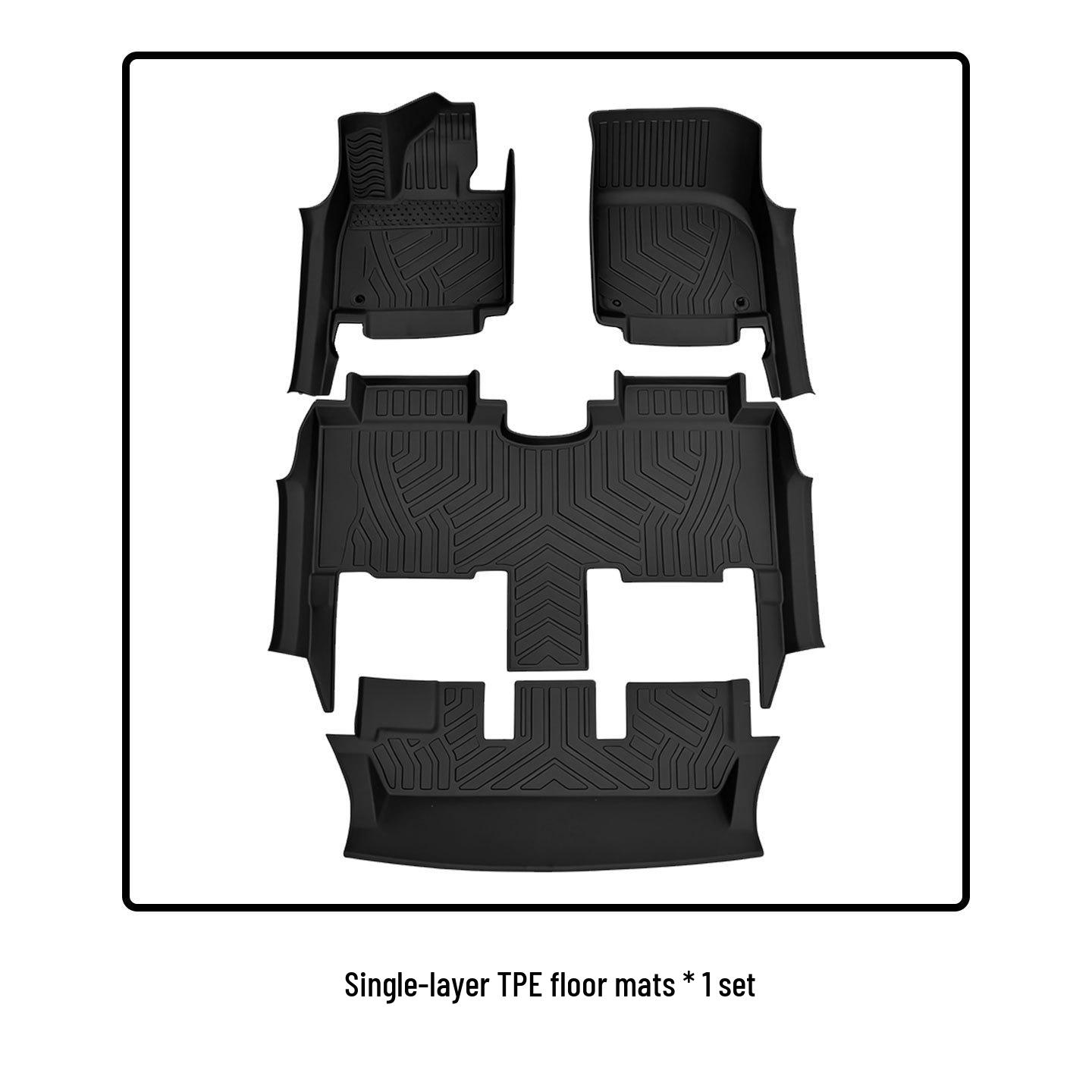 

Odorless Eco-Friendly TPE Car Floor Mats for GAC AION HL with Door Sill Coverage