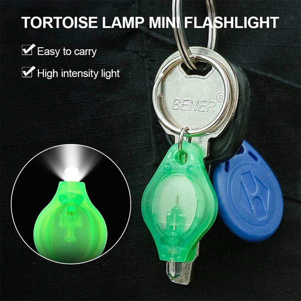 Cool White LED Flashlight Torch Emergency Mini Key Ring Light Portable Keychain Light  Car Keychain