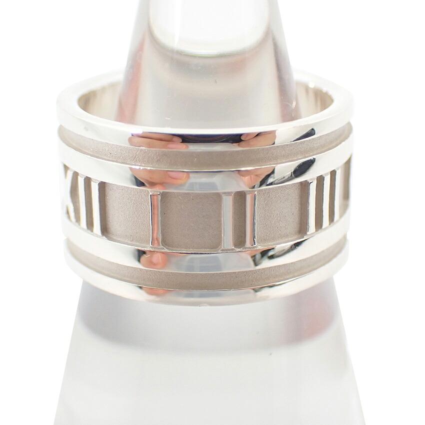 

[Pre-owned] TIFFANY/Tiffany 925 Atlas Wide Ring / Size 15 / j30-22