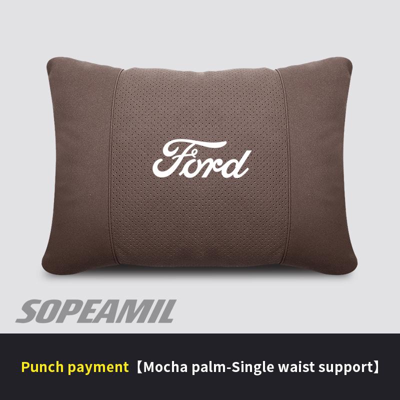 Car Headrest Neck Support Pillow Ford ST Ranger Fusion Mustang Kuga Fiesta EXPLORER EDGE Mondeo Focus Seat Lumbar Cushion Pillow