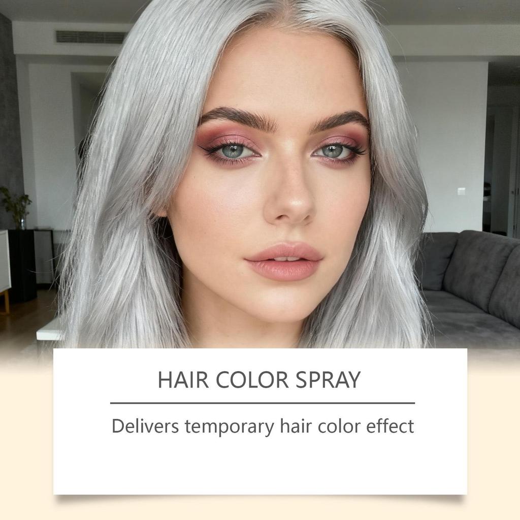 EELHOE Vibrant Temporary Hair Color Spray – Even Coverage & Stylish, Natural Look