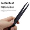 Insulated Anti-static Black Nylon Tweezers for Electronics Repair