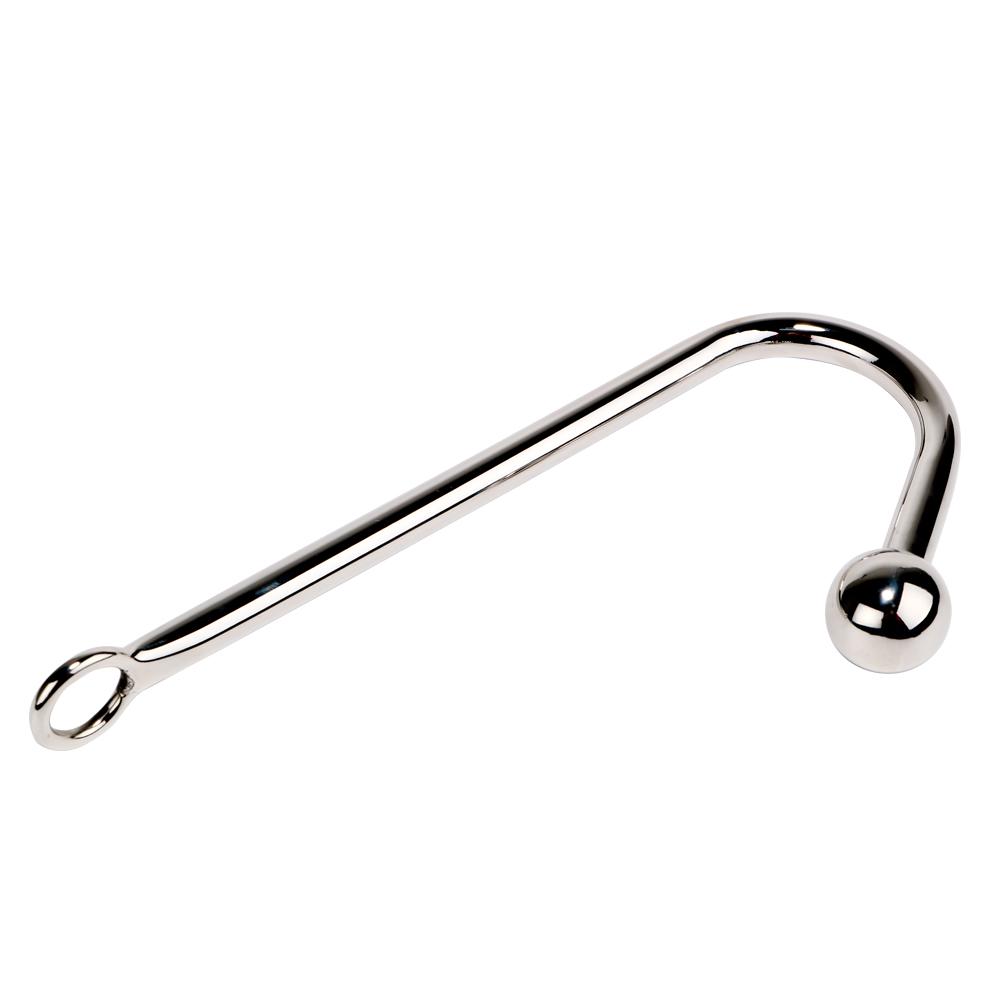Sexy Hook Stainless Steel 30mm Anal Beads Butt Plug For Women Vaginal Anus Dilator Men Prostate Massager Sex Toys Adult 18 Games