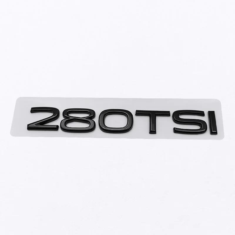 Car Rear Trunk Letters Badge 280TSI 300TSI 330TSI 380TSI Sticker for Golf Lavida Santana Touran Passat B5 Scirocco