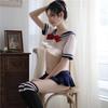 Sexy Suit Student Wear Sex Lingerie Passion Seduction Suit Mesh Uniform Seduction Cosplay Woman