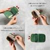 Genuine Leather Clasp Purse Bifold Made In Wooden Bead Clasp Cbr0003 Wallet, Japan, Women's, Purse, Compact, Bifold, (dark Brown)