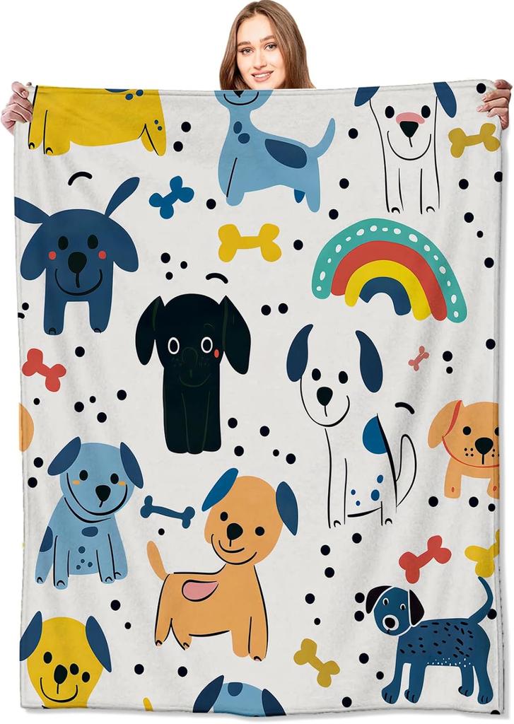 GUOYU Blanket Cartoon Panda Blanket Cute Animal and Floral Flower Throw BlanketsBirthday Gifts for KidsAnimal LoversLightweight Soft Fleece