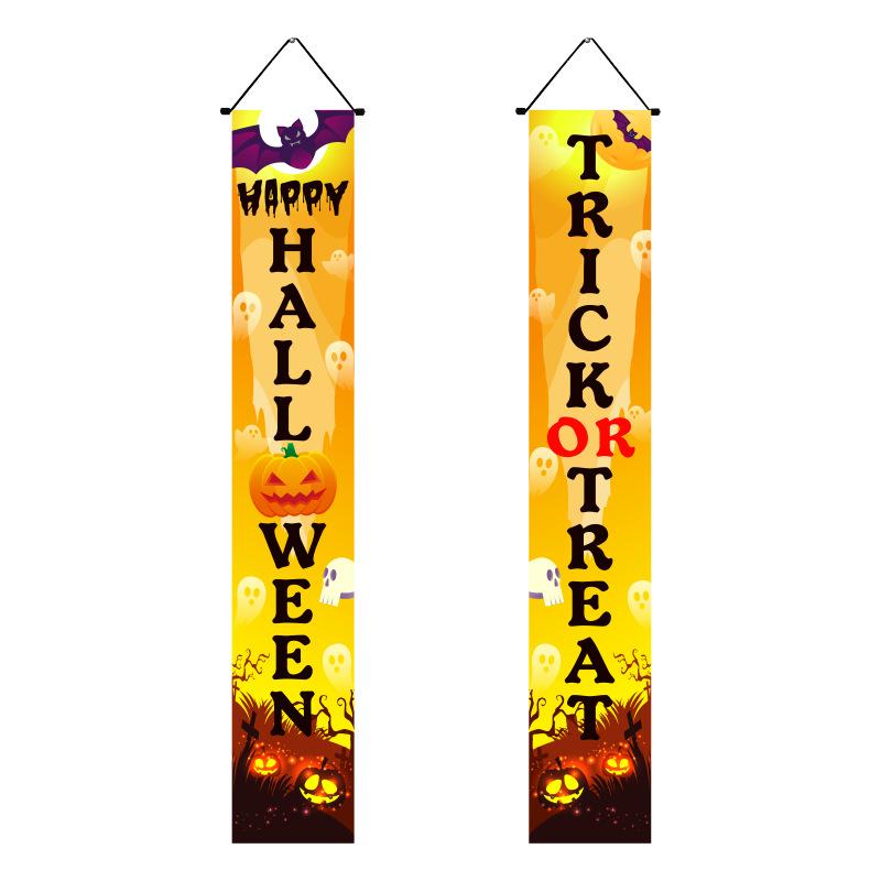 Mexický Den mrtvých Párty Dekorace Kupé Strašidelná Lebka Den Závěsná Vlajka Kupé Halloweenské Kupé Halloweenská Dekorace