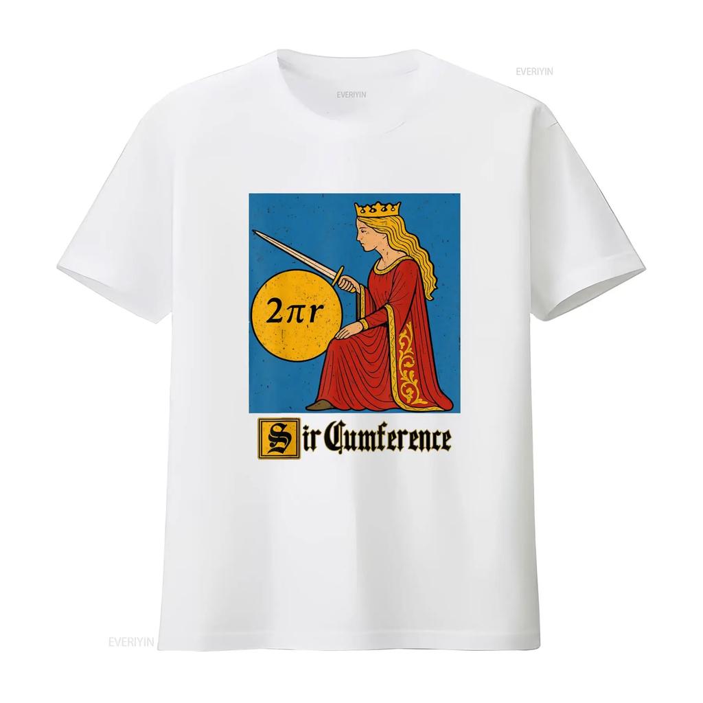 Sir Cumference T Shirt Vintage Versatile Fashion Streetwear Breathable Top For Everyday Wear Soft Homme Unisex Graphic