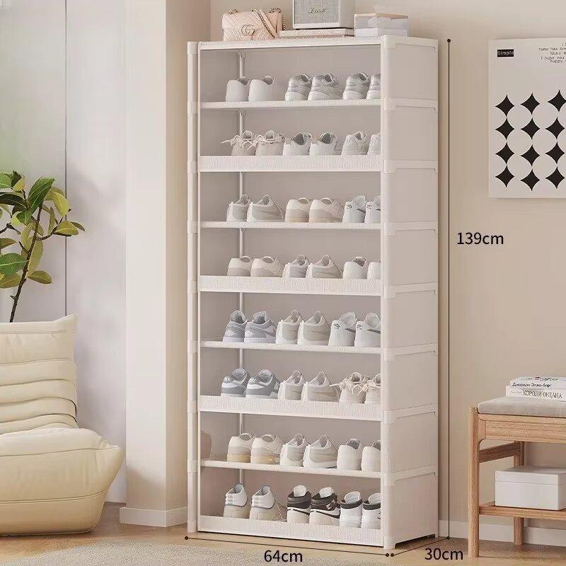 Multilayer Shoe Rack Stackable Shoe Hanger Dormitory Door Storage Rack Storage Shoe Cabinet Assembled Shoe Hanger Save Space