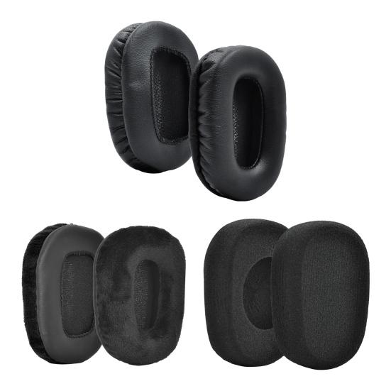 1 Pair Ear Pads Easy Installation Skin-friendly Sponge Earphone Ear Pads for Vxi BlueParrott B450-XT B450XT Headset