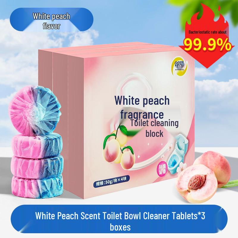 Automatic Disposable Toilet Bowl Cleaner & Deodorizer - Removes Odors & Descales