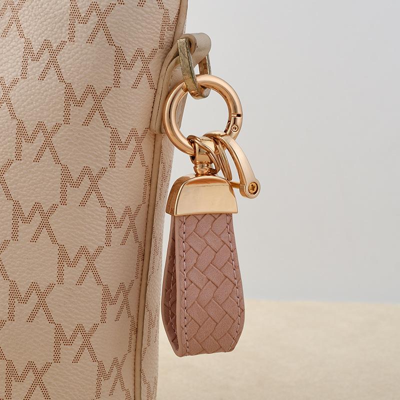 Cross-border Year of the Horse Car Home Keychain Wrist Rope Motorcycle Pendant Men's and Women's Metal Braided Rope Bag Key Chain