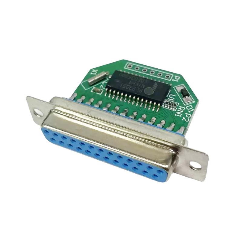 PL2305 Small USB To 25Pin 36Pin Parallel Converter Module For Older Printers Features Plugs And Play arrange