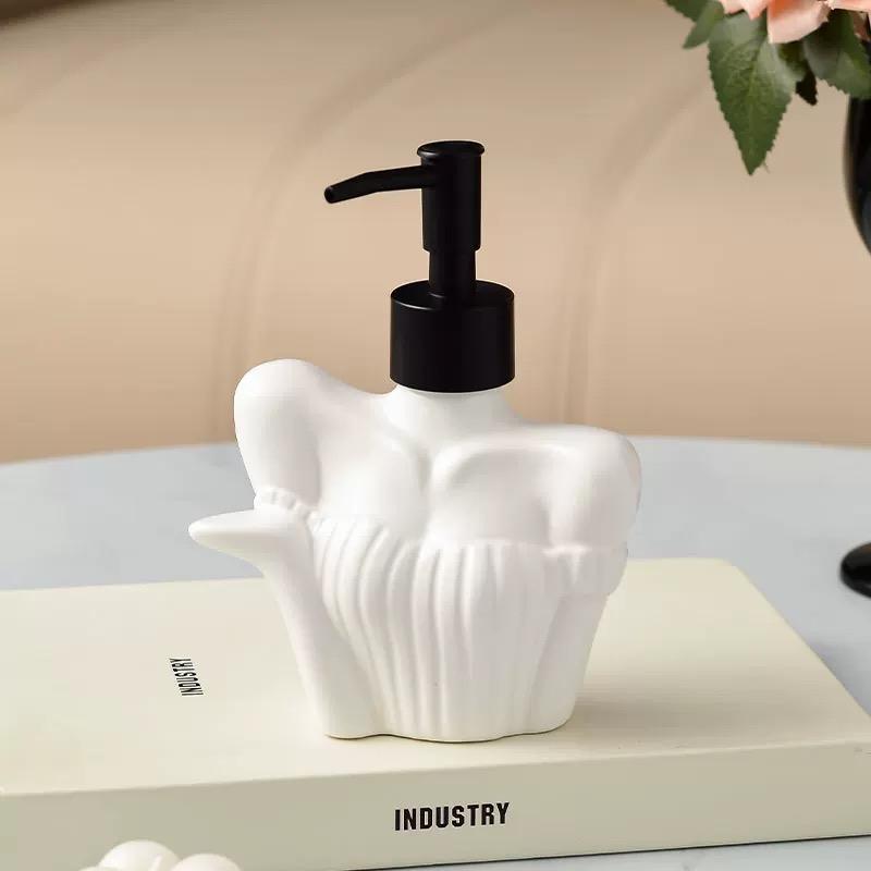 Креативная керамическая бутылочка для лосьона Богини, бутылочка-дозатор, простая бутылочка для лосьона, дозатор мыла для ванной, шампунь, лосьон, кондиционер