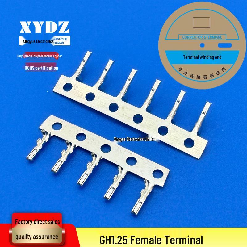 GH1.25mm Plastic Latch Connector GH Series (2-15 Pin)