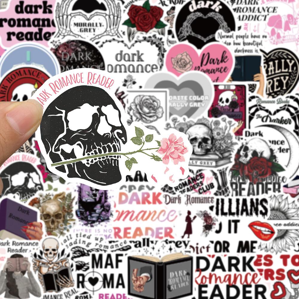 10/30/50PCS Cool Dark Romance Reader Stickers For Scrapbook Phone Skateboard Guitar DIY Decoration Waterproof Graffiti Decal Toy