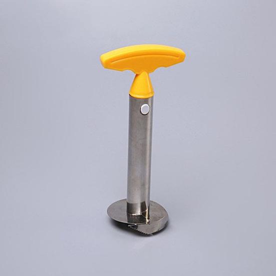 Pineapple Corer Portable Sharp Blade Stainless Steel 3-in-1 Handheld Pineapple Cutter Kitchen Gadget Accessories for Restaurant