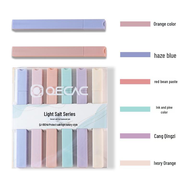 Morandi Retro Highlighter & Macaron Color Marker Set