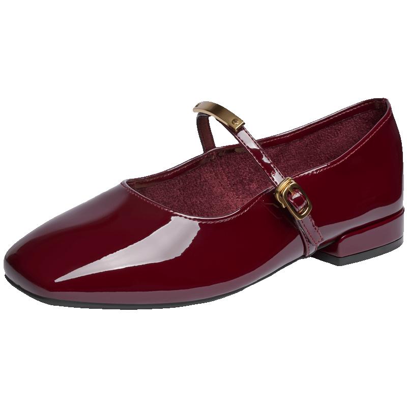 Josiny 2026 Spring Retro Hepburn Style Mary Jane Flats 37