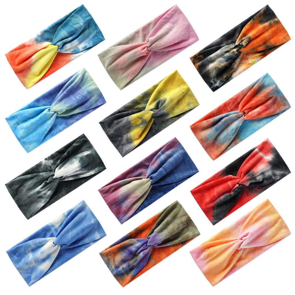 Bohemian Yoga Sports Headband, Elastic Non-Slip Wide Headband, Exercise Running Sweat Absorbing Ladies Headband