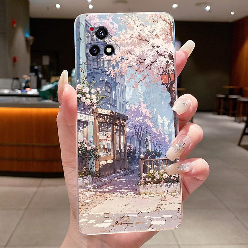 Hülle für Vivo Y52S / Y31S 5G Luxus Drache Niedlich Cool Jungen Mädchen Weiches TPU Silikon Transparente Handyhülle Schutzhülle Rückseite