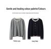 Women's Autumn Color Block Cashmere Cardigan Sweater