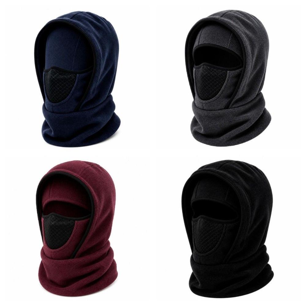 Windproof Full Face Neck Cover Thermal Insulation Face Neck Warmer Casual Winter Balaclava Hat