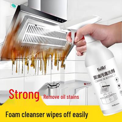 Powerful Kitchen Oil Stain Remover for Range Hoods and Heavy Oil Stains