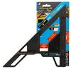 Shinwa Sokutei Triangle Circular Saw Guide with 9mm Black Ruler, AL, 15cm, 78108, Aluminum, Non-Slip Rubber, Stop,