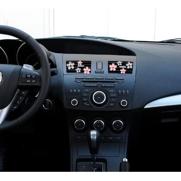 Car Air Freshener Vent Clips For Women 8 Pieces Cute Car Vent Clips Decorations Daisy Flower Car Accessories Air Freshener Clips For Christmas