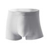 Men's Summer Ice Silk Boxer Briefs - Double Layer, Moisture-Wicking, Breathable, Lightweight, Nude-Feel, Comfortable.