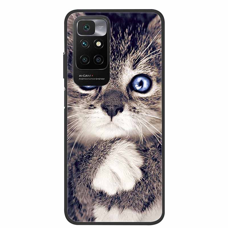 Für Xiaomi Redmi 10 Hülle Stoßfest Weiches Silikon TPU Rückabdeckung Für Xiaomi Redmi10 Handyhüllen Redmi 10 Prime 2022 Süße Cartoon