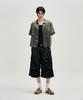 NOT4NERD Knee Tuck Parachute Cargo Bermuda Shorts - Black