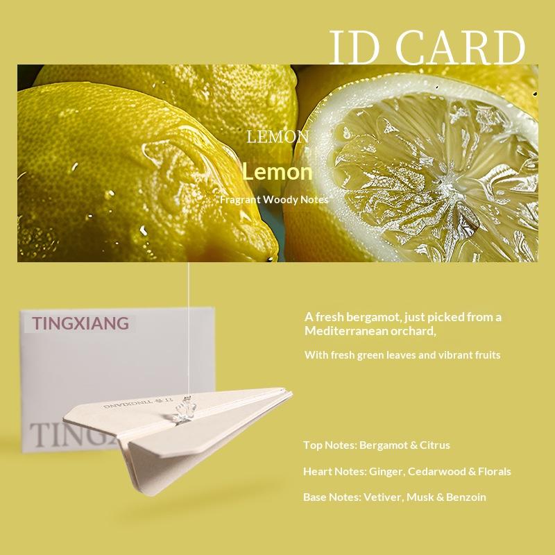 Бумажный самолетик подвесной автомобильный бумажный ароматизатор белый