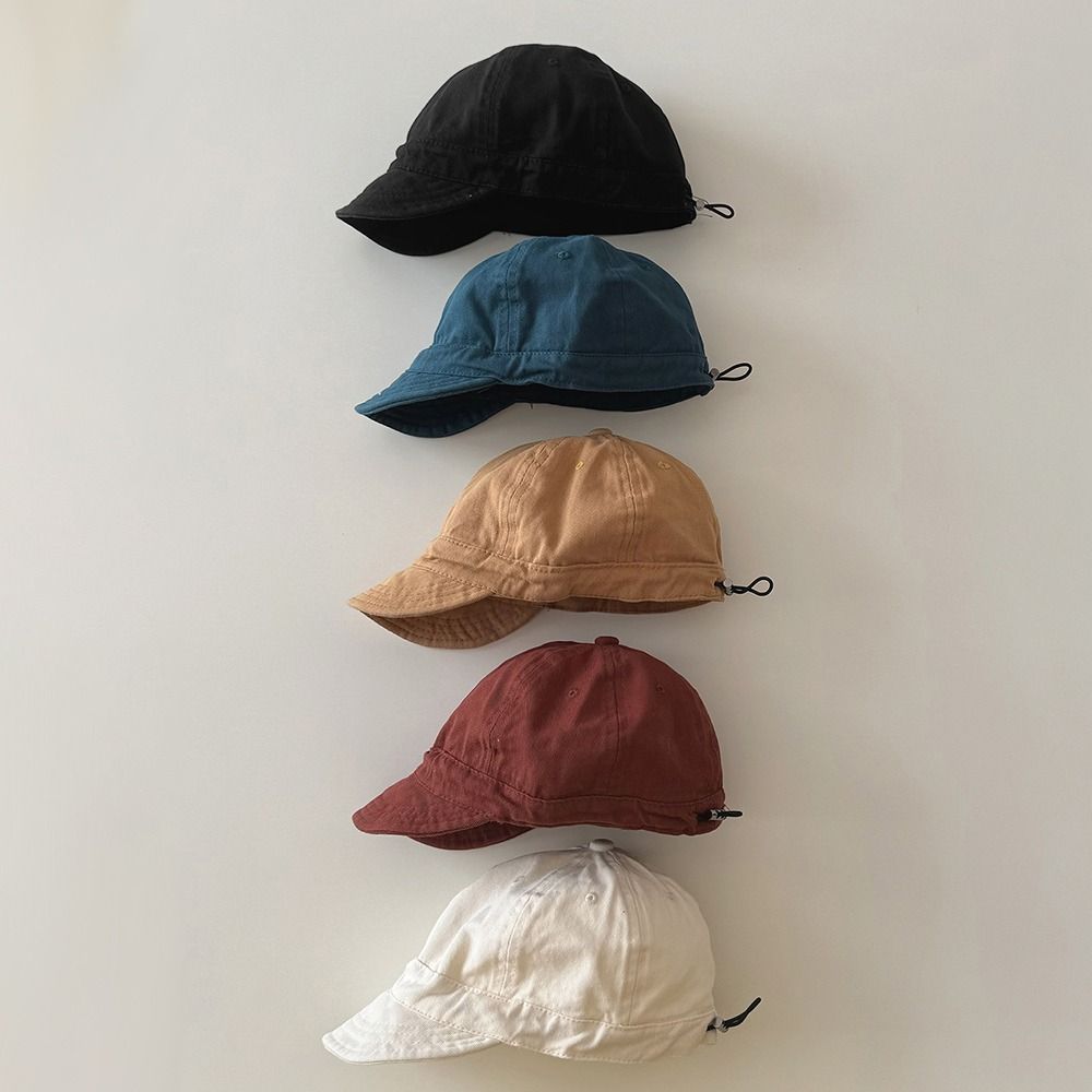

Sunshade Baby Peaked Caps Solid color Sun Hat Outdoor Kids Baseball Caps Boys Girls