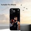 Custodia per Telefono Sportiva Basket Victor Wembanyama Per iPhone 17, 16,15,14,13,12,11 Plus,Pro Max, Altri Cover Morbida Nera