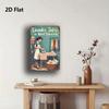 Vintage Laundry Room Metal Wall Sign 8x12 Inch Iron Art Home Decor