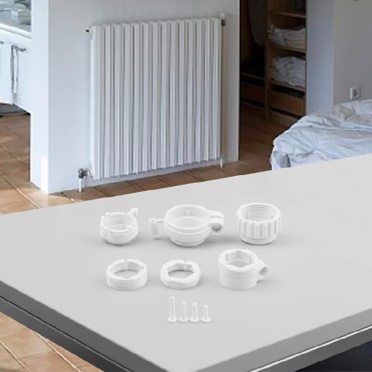 Energy Efficient Radiator Valves Adapter Easy Installation Plastic Texture for Home Office and Commercial Heating Systems