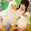 Duck Stuffed Animal Plush Doll Adorable Yellow Duck Shaped Soft Hugging Plush Doll for Girlfriend 17.7in 0.9 Lb