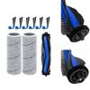 Replacement Brush Kit for Ecovacs X11 OmnicyClone Robotic Vacuum Cleaner 1 Main Brush 2 Mop Rollers 6 Side Brushes for Daily Use