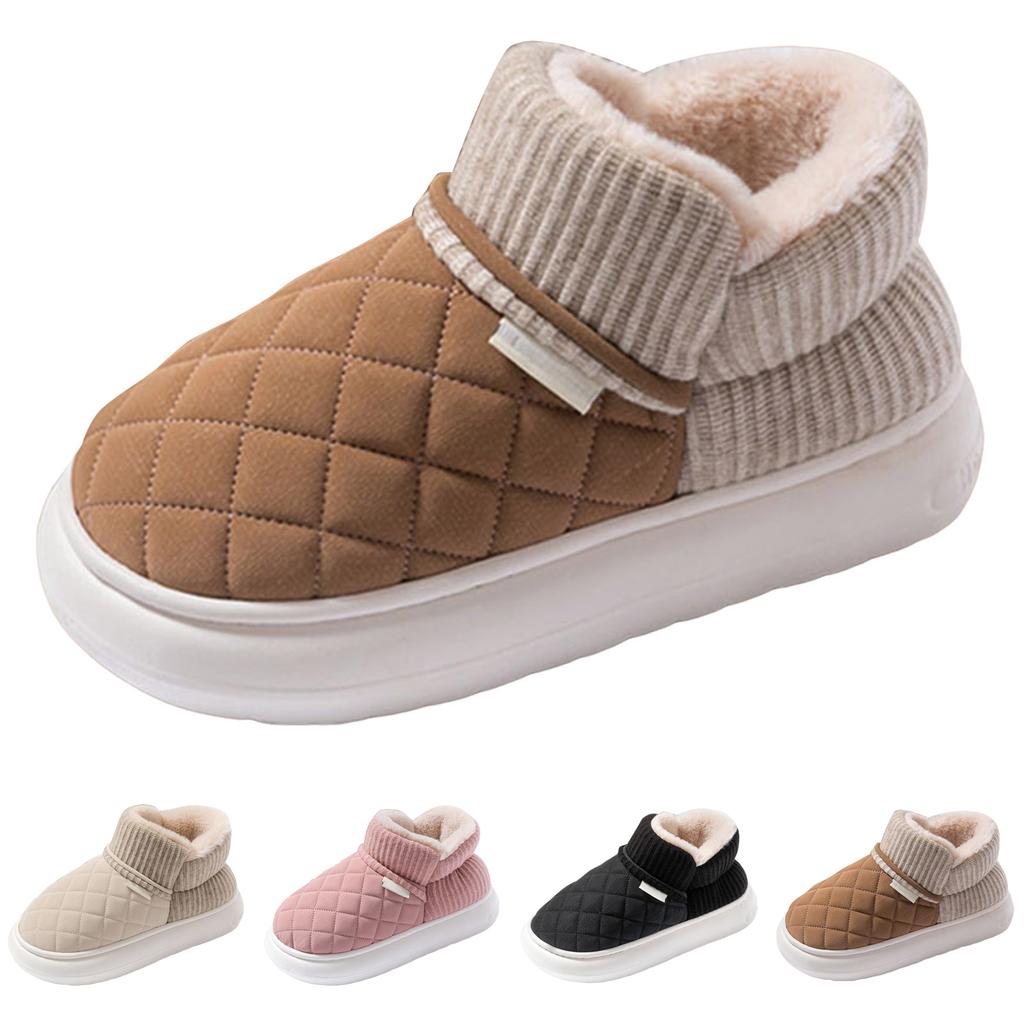 Slippers For Women Shoes Comfy Memory Foam Slippers With Fuzzy Faux Rubber Sole Indoor Outdoor Slipper Women