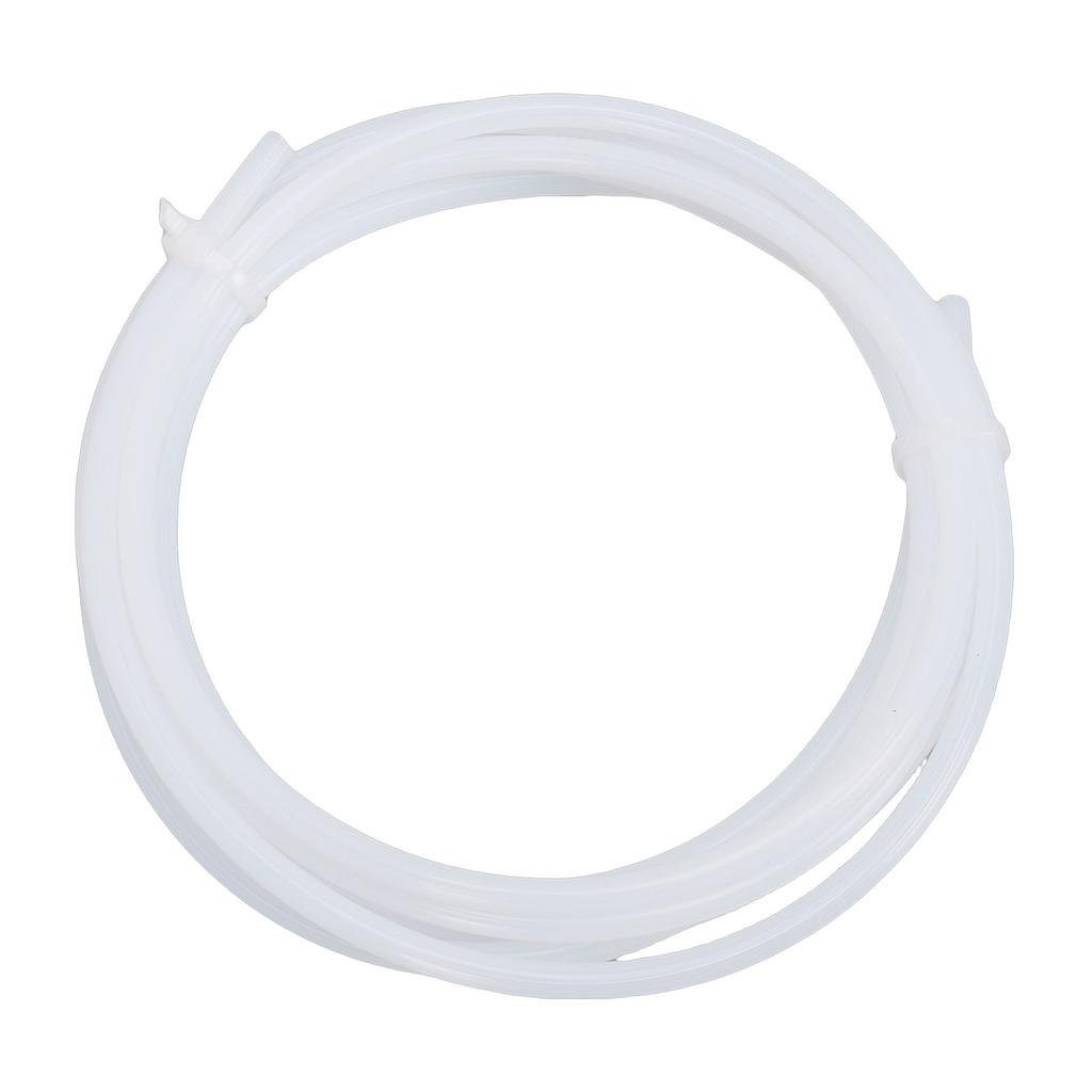 6.56FT 2M PTFE Tube White Low Resistance Star Shaped Inner Wall PTFE Tubing for 1.75mm Filament High Flexibility Compatible with Most 3D Printers