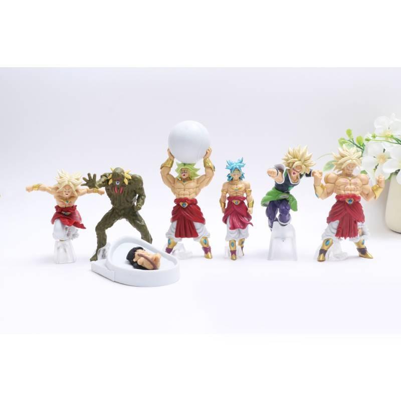 Exquisite Dragon Ball Broly Action Figures Set Of Seven With Impressive Pvc Detailing